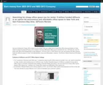 Earn1Money.com(Earn money from SEO 2012 and SEO 2013 Company) Screenshot