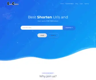 Earnclicks.me(Best Url Shortner) Screenshot