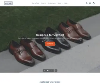 Earnestcollective.com(Create an Ecommerce Website and Sell Online) Screenshot