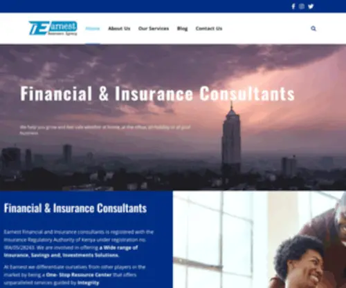 Earnestinsurance.co.ke(Earnest Insurance Agency) Screenshot