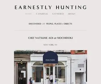 Earnestlyhunting.com(EARNESTLY HUNTING) Screenshot