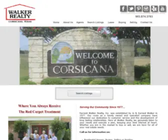 Earnestwalkerrealty.com(Walker Realty) Screenshot