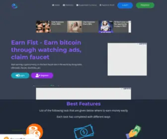 Earnfist.com(Earn Fist) Screenshot