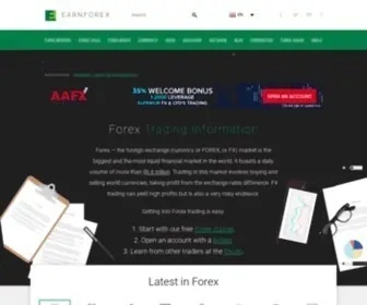 Earnforex.com(Forex Trading Information) Screenshot