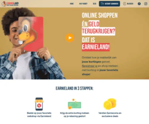 Earnieland.be(Online Shopping Community) Screenshot