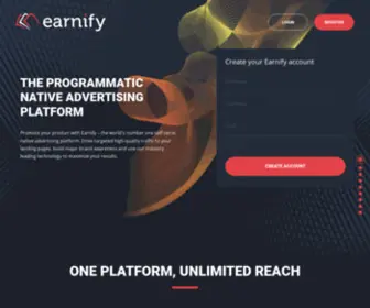 Earnify.com(Programmatic Native Advertising DSP) Screenshot