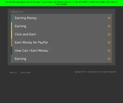 Earningclix.com(Maintenance) Screenshot