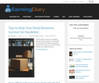 Earningdiary.com(Make Money Online) Screenshot