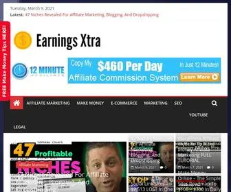 EarningsXtra.com(Earnings Xtra) Screenshot