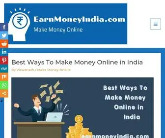 Earnmoneyindia.com(Earn Money Online) Screenshot