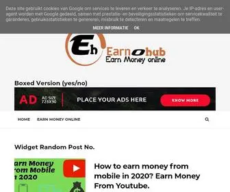 Earnohub.com(How To Earn Money Online) Screenshot