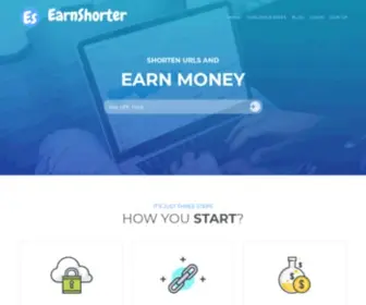 Earnshorter.com(Earn money) Screenshot