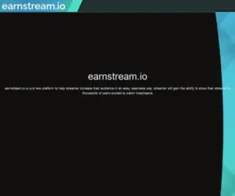 Earnstream.io(Earnstream) Screenshot