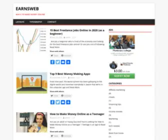 Earnsweb.com(Crypto Currency MLM Software by Fencycloud) Screenshot