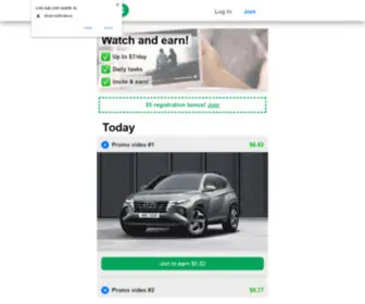 Earntub.com(Earn) Screenshot