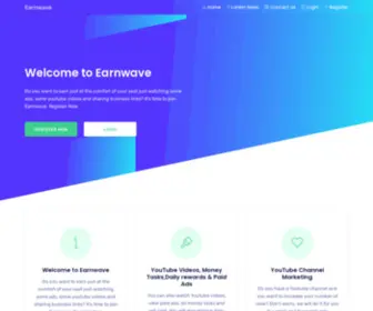 Earnwave.net(Earnwave) Screenshot