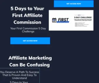 Earnyourfirstcommissionchallenge.com(First Commission Challenge) Screenshot