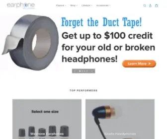 Earphonesolutions.com(Earphone Solutions) Screenshot