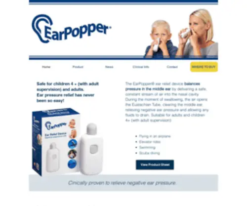 Earpopper.com(Home) Screenshot