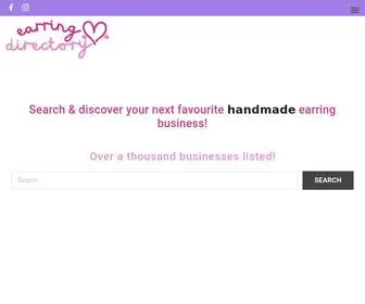 Earringdirectory.com(Earring Directory) Screenshot