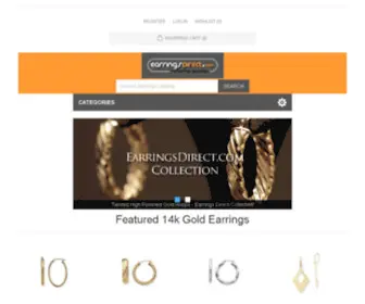 Earringsdirect.com(Earringsdirect) Screenshot