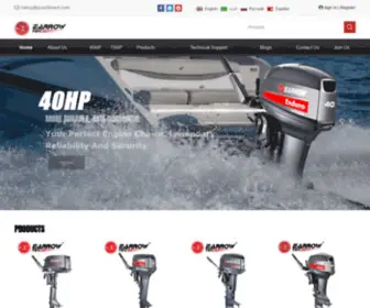 Earrow-Tec.com(Earrow outboard engine) Screenshot