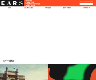 Ears.asia(Where creative professionals meet Asia) Screenshot