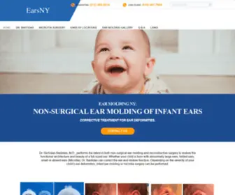 Earsny.com(Ear Molding New York) Screenshot