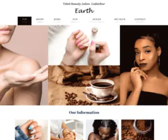 Earth-Ono.com(Earthは、健康と美を追求するビューティサロン) Screenshot