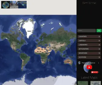 Earth3Dmap.com(Earth 3D Map) Screenshot