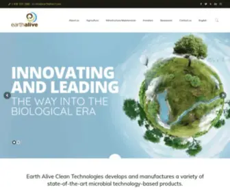 Earthalivect.com(Earth Alive Clean Technologies) Screenshot