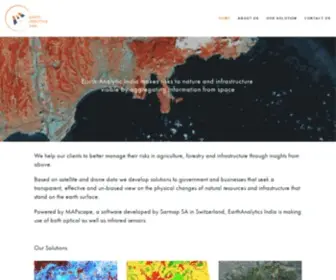 Earthanalytics.in(Earth Analytics India) Screenshot