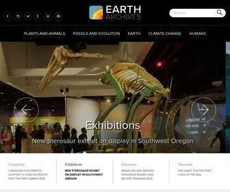 Eartharchives.org(Natural history and Earth science news) Screenshot