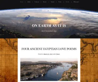 Earthasitis.com(David Vincent Kimel's Blog) Screenshot