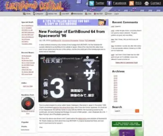 Earthboundcentral.com(EarthBound Central) Screenshot