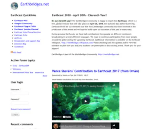 Earthbridges.net(Earthbridges) Screenshot