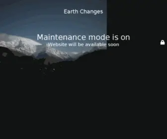 Earthchanges.com(Earthchanges) Screenshot