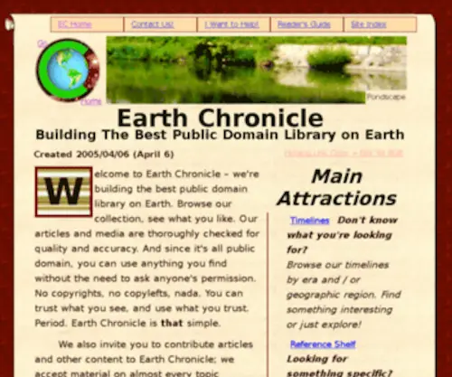 Earthchronicle.com(Earthchronicle) Screenshot