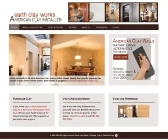 Earthclayworks.com(Earth Clay Works) Screenshot
