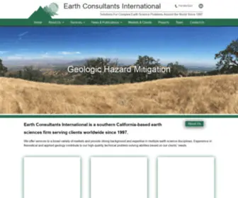 Earthconsultants.com(Earth Consultants International) Screenshot