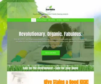 Earthcoproducts.com(EarthCo Products Eco Friendly Cleaning Products) Screenshot