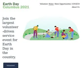 Earthdaycolumbus.org(Earth Day Columbus 2021) Screenshot
