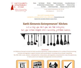 Earthelementskitchen.com(Commercial Kitchen for Rent) Screenshot