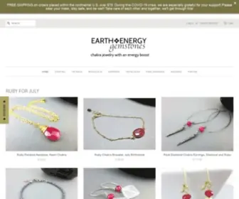 Earthenergygemstones.com(Handcrafted Chakra Jewelry With Healing Energy Stones and Crystals) Screenshot