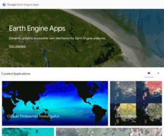 Earthengine.app(Earth Engine Apps) Screenshot