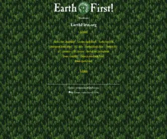 Earthfirst.org(Earth First) Screenshot