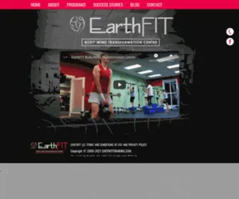 Earthfittraining.com(Beaufort Personal Training Studio) Screenshot