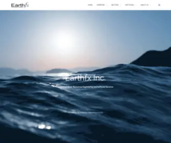 Earthfx.com(Integrated Hydrogeologic Services and Software) Screenshot