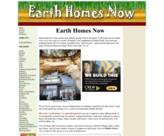 Earthhomesnow.com(Earth Homes Now) Screenshot