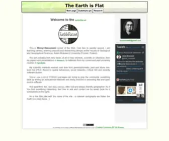 Earthisflat.net(Earthisflat) Screenshot